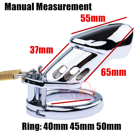 LHD CB6000 Metal Male Chastity Cage Kit Penis Cage Cock Cage / 2 Size *3 Rings LHD CB6000 Metal Male Chastity Cage Kit Penis Cage Cock Cage / 2 Size *3 Rings