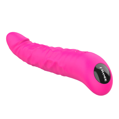 S-Hande The King Realistic Dildo Vibrator - Pink S-Hande The King Realistic Dildo Vibrator - Pink