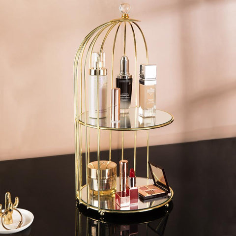 ChoosyBox Bird Cage Style Bedroom & Makeup Organizer Tray Kit ChoosyBox Bird Cage Style Bedroom & Makeup Organizer Tray Kit