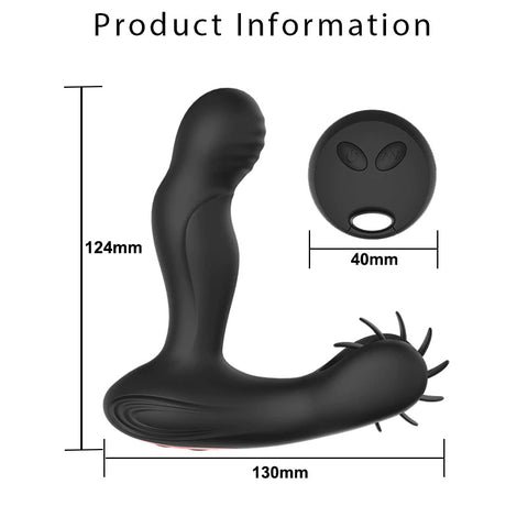 JRL Remote Control Auto Heating & Rotating Prostate Massager JRL Remote Control Auto Heating & Rotating Prostate Massager