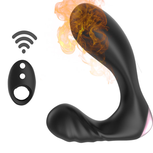 JRL Remote Control Prostate Massager - Auto Heating Anal Vibrator
