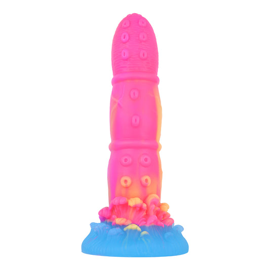 MD 8.27" Fantasy Realistic Dildo / Anal Plug - Mixed Color