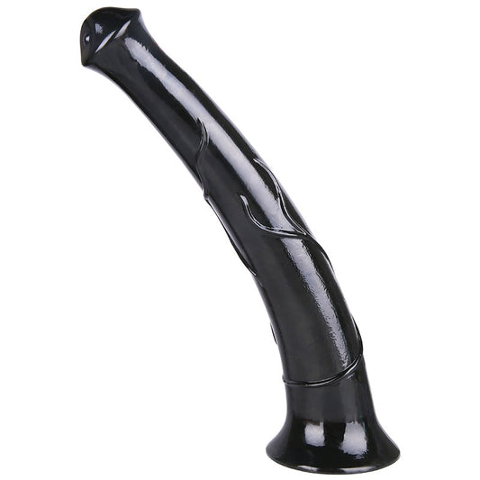 MD 17.32" Huge Anal Plug Anal Snake / Giant Realistic Dildo - Black