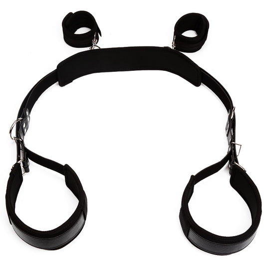 BDSM Bondage Leg Open & Wrist Cuff Restraint
