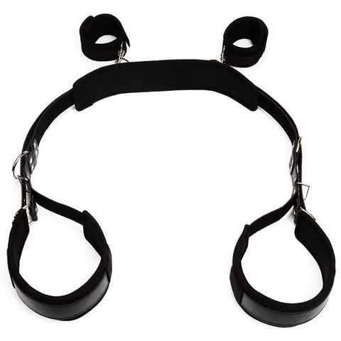 BDSM Bondage Leg Open & Wrist Cuff Restraint BDSM Bondage Leg Open & Wrist Cuff Restraint