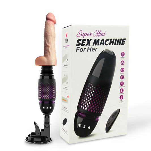 DIBE Remote Control Sex Machine Auto Thrusting & Heating Dildo Vibrator