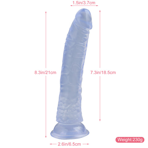 MD 21cm Crystal Straight Dildo MD 21cm Crystal Straight Dildo