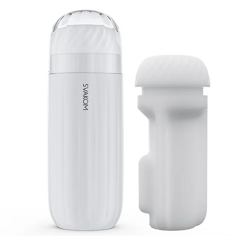 SVAKOM Sam Neo APP Remote Control Interactive Suction Vibrating Male Masturbator - White SVAKOM Sam Neo APP Remote Control Interactive Suction Vibrating Male Masturbator - White