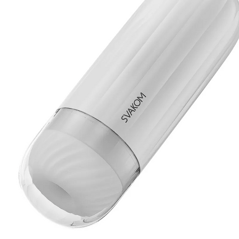 SVAKOM Sam Neo APP Remote Control Interactive Suction Vibrating Male Masturbator - White SVAKOM Sam Neo APP Remote Control Interactive Suction Vibrating Male Masturbator - White