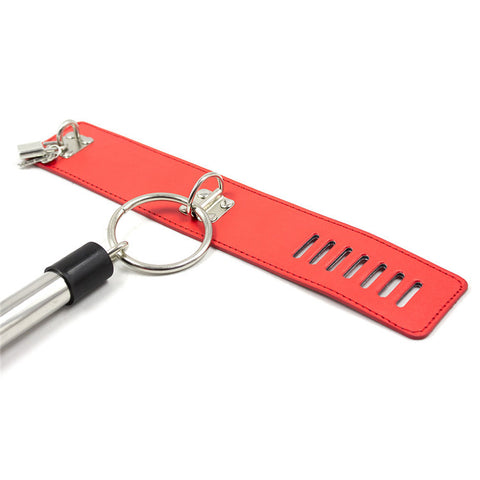 Red Ankle & Wrist Spreader Bar Bondage Restraint - Leg & Handcuffs Set Red Ankle & Wrist Spreader Bar Bondage Restraint - Leg & Handcuffs Set