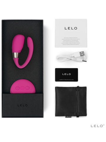 LELO Tiani 3 Cerise Remote Control Bullet Vibrator Couples Massager LELO Tiani 3 Cerise Remote Control Bullet Vibrator Couples Massager