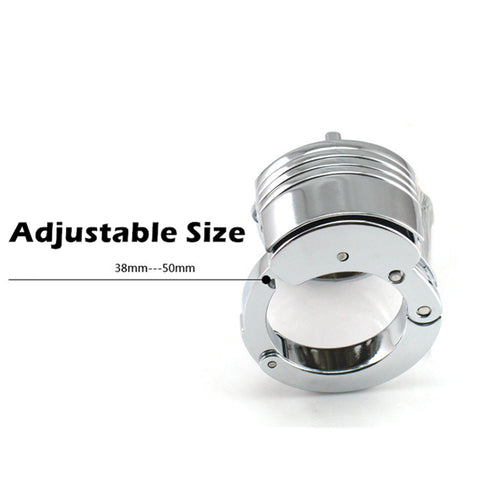 LHD Steel Cock Penis Cage Male Chastity Kit Adjustable BDSM LHD Steel Cock Penis Cage Male Chastity Kit Adjustable BDSM