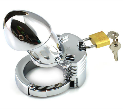 LHD Steel Cock Penis Cage Male Chastity Kit Adjustable BDSM LHD Steel Cock Penis Cage Male Chastity Kit Adjustable BDSM