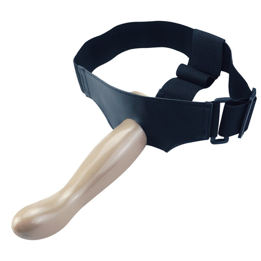 MD 9.45" Strap On Dildo Harness Kit - Brown