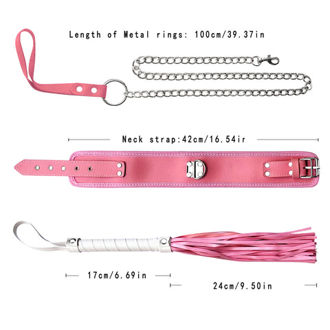 BDSM 14-Piece Restraint Bondage Kit - Pink Fetish Play Set BDSM 14-Piece Restraint Bondage Kit - Pink Fetish Play Set