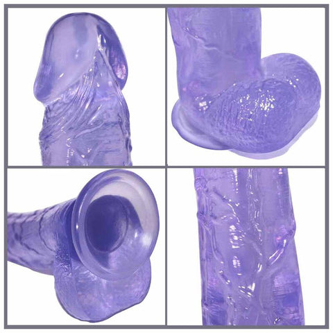 MD Huge Devil 31cm Realistic Crystal Dildo - Blue MD Huge Devil 31cm Realistic Crystal Dildo - Blue