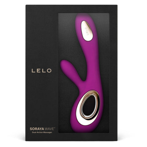 LELO Soraya Wave Deep Rose Rabbit Vibrator LELO Soraya Wave Deep Rose Rabbit Vibrator