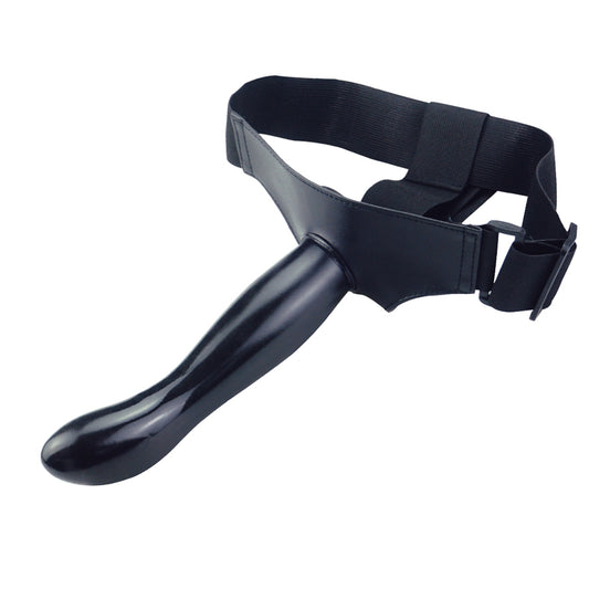 MD 9.45 inch Strap On Dildo Harness Kit - Black