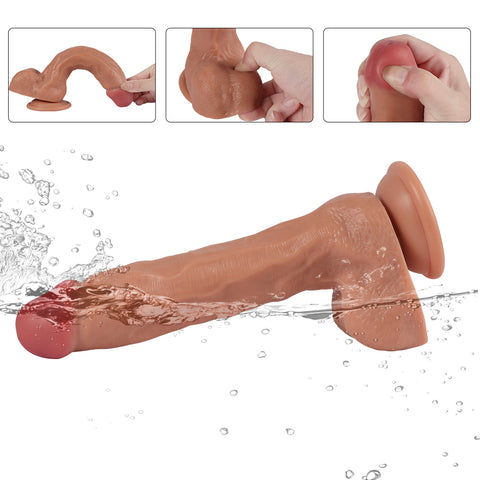 MD 24cm XL Squirting Realistic Dildo - Lifelike, Extra-Large Pleasure Toy MD 24cm XL Squirting Realistic Dildo - Lifelike, Extra-Large Pleasure Toy