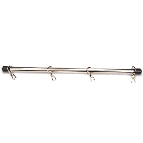 BDSM Spreader Bar with Ankle & Wrist Handcuffs - Adjustable Bondage Restraint in Red BDSM Spreader Bar with Ankle & Wrist Handcuffs - Adjustable Bondage Restraint in Red
