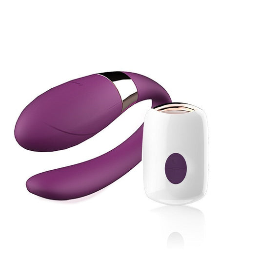 DIBE Tibe Wearable Remote Control Clitoral & G-Spot Vibrator- Purple