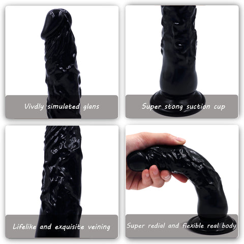 MD Crystal Realistic Dildo with Strap On Harness Lesbian Kit MD Crystal Realistic Dildo with Strap On Harness Lesbian Kit