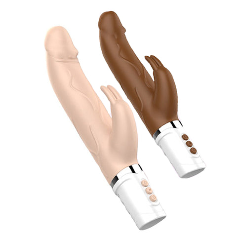 JRL Realistic Dildo Rabbit Vibrator / Auto Heating & Thrusting JRL Realistic Dildo Rabbit Vibrator / Auto Heating & Thrusting