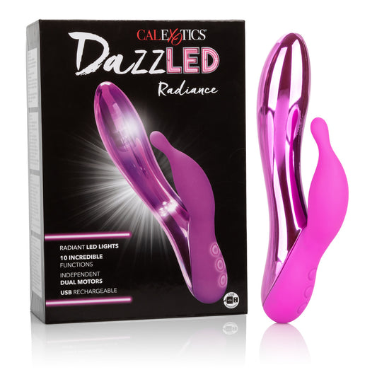 CalExotics Dazzled Radiance Rabbit Vibrator G-Spot Clitoral Stimulator LED