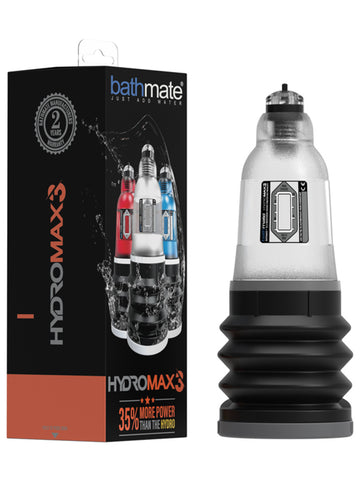 Bathmate Hydromax 3 Penis Pump Extender Hydro Pump Water Enlarger - Clear Bathmate Hydromax 3 Penis Pump Extender Hydro Pump Water Enlarger - Clear