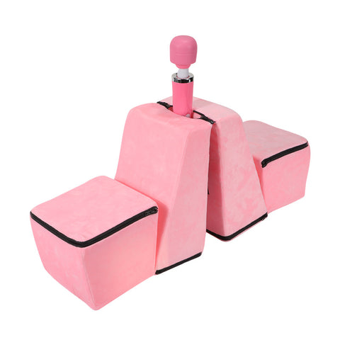 Trapezoid Deformable Sex Pillow Position Enhancer Cushion Kit - Pink Trapezoid Deformable Sex Pillow Position Enhancer Cushion Kit - Pink