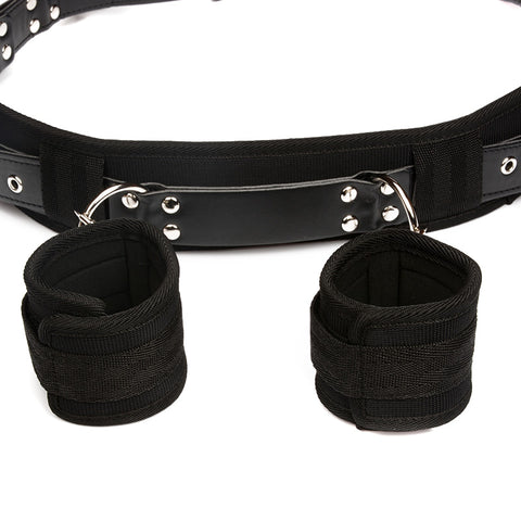 BDSM Bondage Leg Open & Wrist Cuff Restraint BDSM Bondage Leg Open & Wrist Cuff Restraint