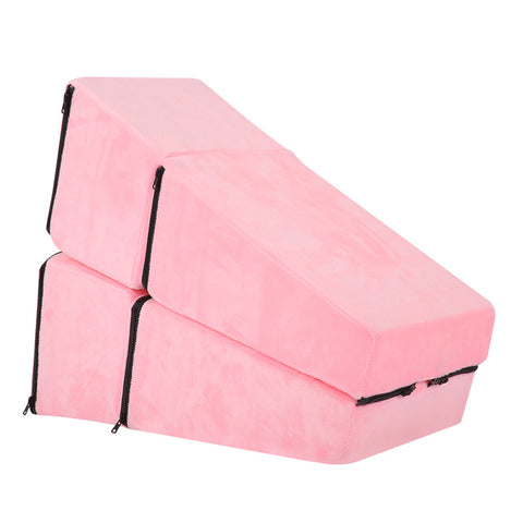 Trapezoid Deformable Sex Pillow Position Enhancer Cushion Kit - Pink Trapezoid Deformable Sex Pillow Position Enhancer Cushion Kit - Pink
