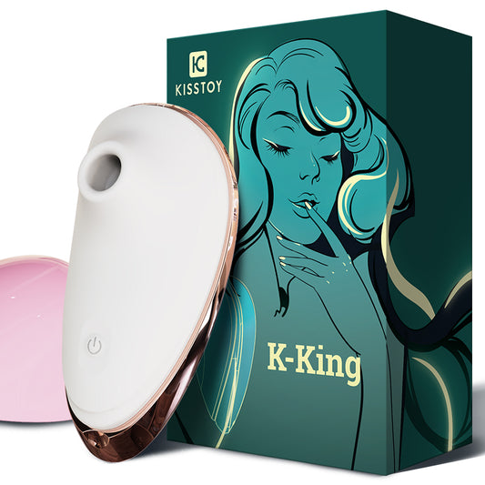 KISSTOY K King Tongue Licking & Clit Suction Vibrator - Pink