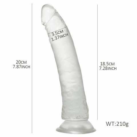 MD 21cm Crystal Straight Dildo MD 21cm Crystal Straight Dildo
