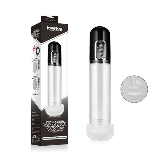 LOVETOY Maximizer Worx VX5 Rechargeable Pump Mouth Edition