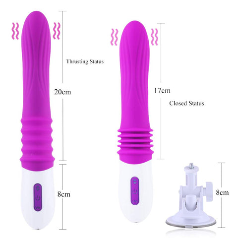 HC Automatic Telescopic Sex Machine with Thrusting & Vibrating Dildo HC Automatic Telescopic Sex Machine with Thrusting & Vibrating Dildo