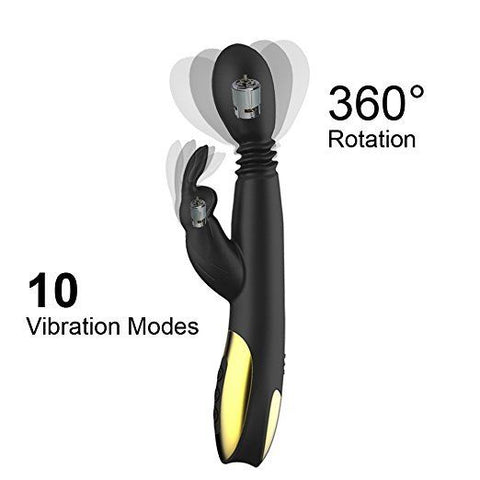 NV TOYS YUTU G-Spot 360° Rotation Rabbit Vibrator NV TOYS YUTU G-Spot 360° Rotation Rabbit Vibrator