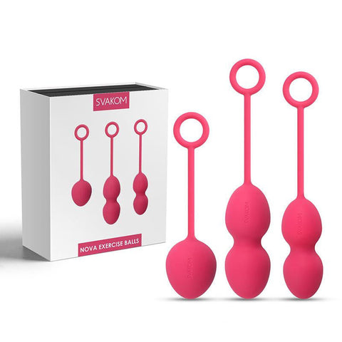 SVAKOM Nova Kegal Vaginal Relaxation Improving PC Muscle Exercise Ball Set SVAKOM Nova Kegal Vaginal Relaxation Improving PC Muscle Exercise Ball Set