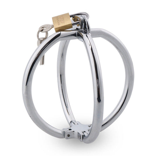 BDSM Alloy Metal Fetish Handcuffs & Wrist Cuffs Set + Padlock