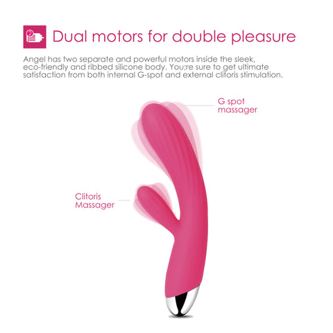 SVAKOM Angel Flexible Intelligent Warming Rabbit Vibrator - Rose SVAKOM Angel Flexible Intelligent Warming Rabbit Vibrator - Rose