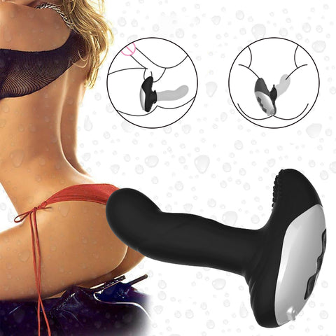 FOX P10 Remote Control Wiggle Motion Auto Heating Vibrating Prostate Massager FOX P10 Remote Control Wiggle Motion Auto Heating Vibrating Prostate Massager