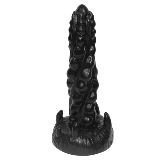 DY Magic Dragon Silicone Fantasy Dildo / Anal Plug - Black