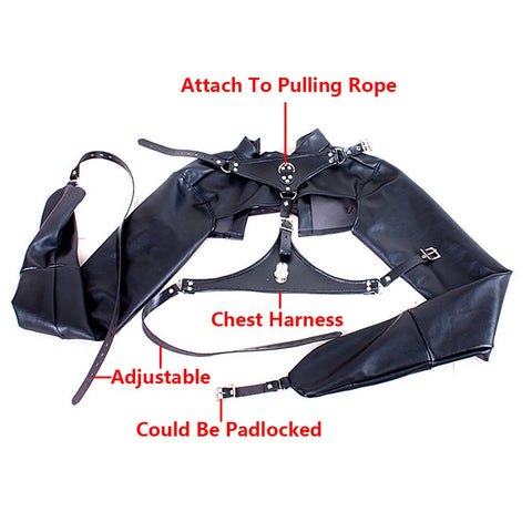 BDSM Female Kinky Fetish Open Breast Cupless Strait jacket Top Bondage Kit BDSM Female Kinky Fetish Open Breast Cupless Strait jacket Top Bondage Kit