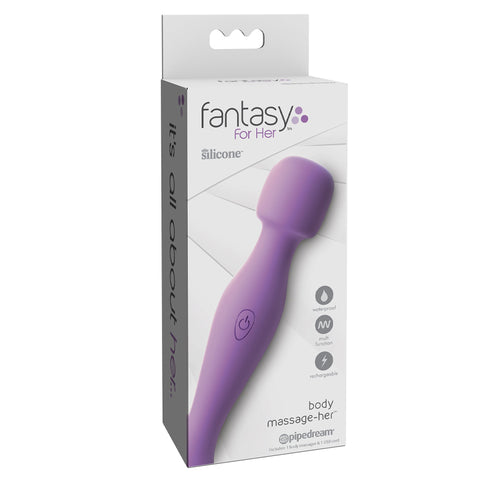 Fantasy For Her Body Massage-Her Silicone Wand Vibrator