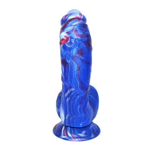 AIX Mix Blue Dildo with Suction Cup AIX Mix Blue Dildo with Suction Cup