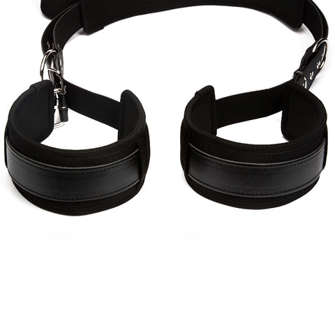 BDSM Bondage Leg Open & Wrist Cuff Restraint BDSM Bondage Leg Open & Wrist Cuff Restraint