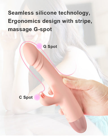 WOWYES V6 Swan Rotating Rabbit Vibrator Dildo WOWYES V6 Swan Rotating Rabbit Vibrator Dildo