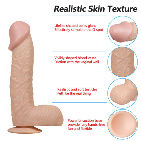 MD 11.4" King Size GIANT Realistic Dildo