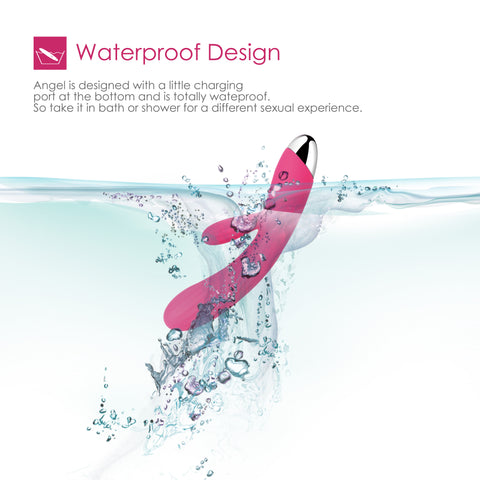 SVAKOM Angel Flexible Intelligent Warming Rabbit Vibrator - Rose SVAKOM Angel Flexible Intelligent Warming Rabbit Vibrator - Rose