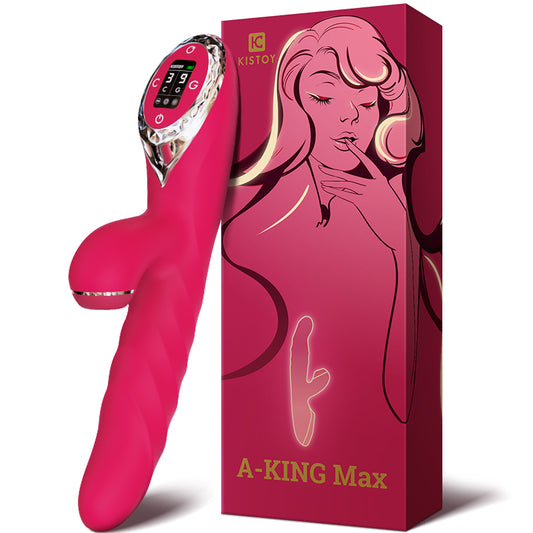 KISTOY A-King Max Auto Thrusting & Rotation Air Wave Suction Rabbit Vibrator